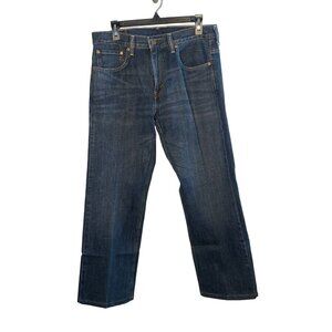 Levi's 569 Jeans mens straight leg dark wash denim Size 32 Hemmed To 29” Inseam